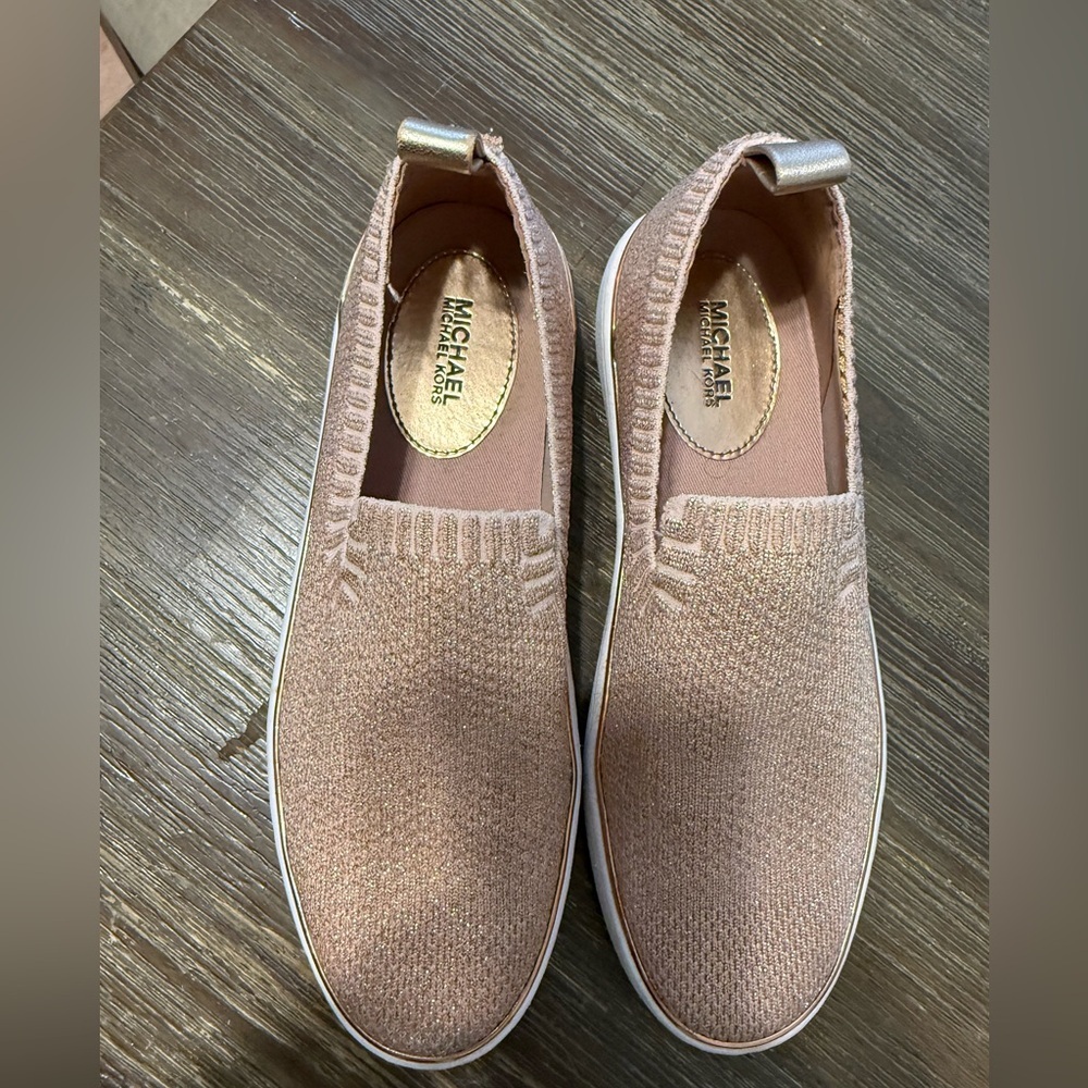 Michael Kors Pink Slip-On Sneakers